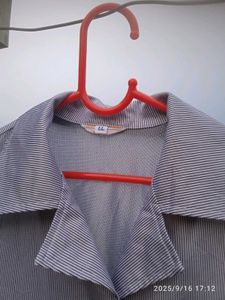 Striped Button-Down Shirt
