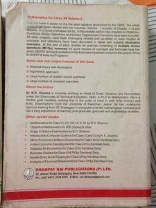 Mathematics Class XII - Vol 1