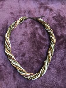 multi bead layer necklace