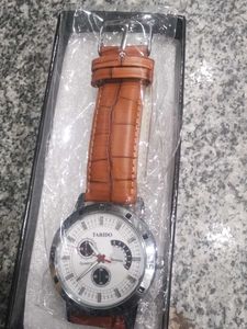 Tarido Quartz Watch with Leather Band
