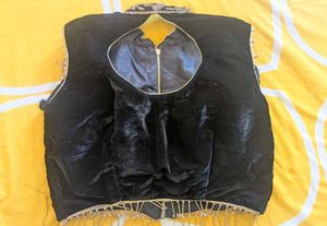 Elegant Red Saree with readymade blouse