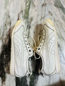 Asics Onitsuka Tiger White Leather Sneakers