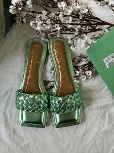 Green Comfy Flats