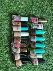 combo of 17 nail paints