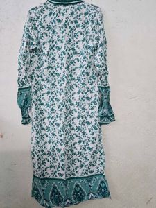 Floral Print Long Sleeve kurti