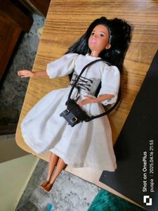 Barbie core White Dress & Bag Set
