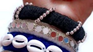Handmade Beaded Bangles