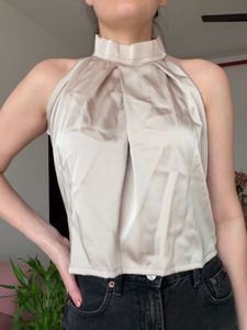 Satin Halter Top XS