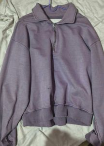Lavender Cropped Pullover