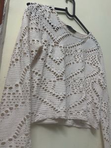 Crochet Long Sleeve Top