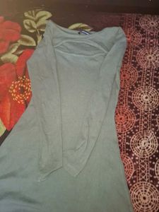 Green Long Sleeve Dress