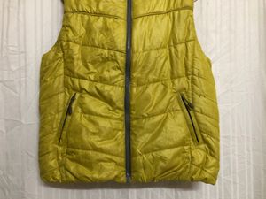 Basic House Yellow Sleeveless Jacket