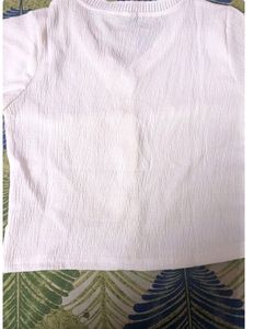 White Shirt With Cute Button Detailing