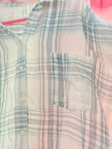 Plaid Button-Down Shirt