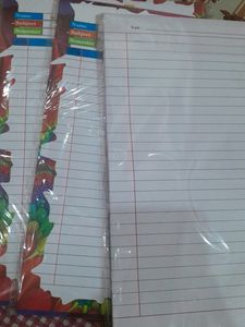 A4 Sized Ruled Sheets