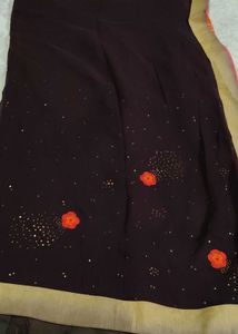 Elegant Brown Saree