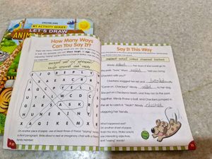 Children&#39;s Drawing And Writing Acitivity Book