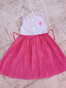 Cute Pink & White Dress