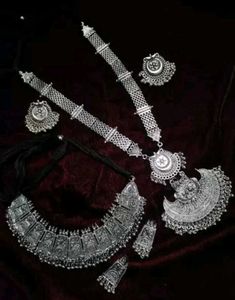 Oxidized Silver Jewelry Set