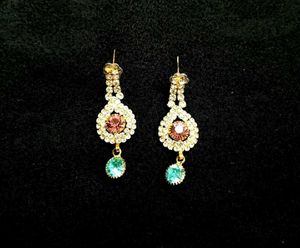 Sparkling Rhinestone Necklace &amp; Earring Set