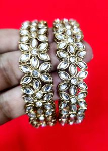 ✨Gold Floral Bangle Set🆕💫