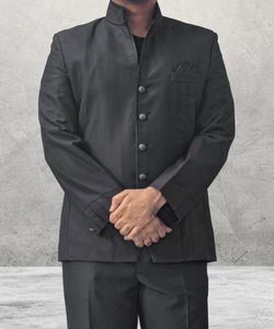Stylish Black Bandhgala Jacket
