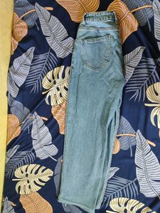 Blue Denim Baggy Jeans