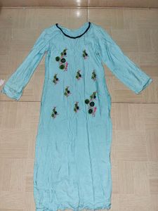 Elegant Embroidered Palazzo Kurti Set
