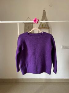 Purple Knit Sweater