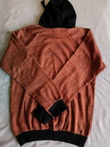 Orange Graphic Hoodie