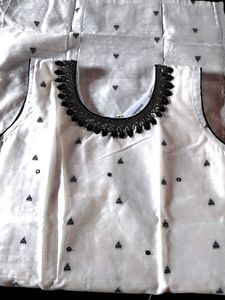 Black And White Kurti