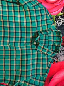 Green Plaid Shirt