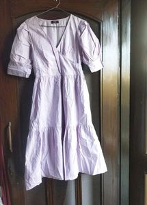 Pure Cotton Lilac WrapDress
