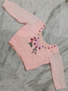 Peach Flower Lehnga Two Blouse Price Dropped 🎉🎉