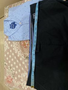 Sky Blue Printed wrangler Shirt And Branded Chino