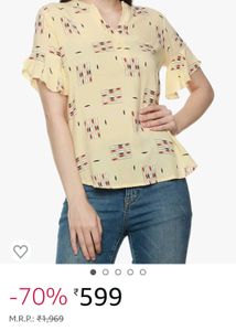 Women&#39;s Cotton Short Top