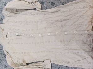 Elegant White Button-Down Top Schifli Design All