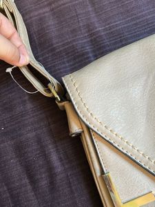 Styli Nude Sling Bag Leather