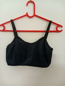 Black Strachebal Black Sports Bra