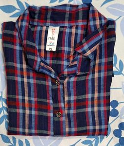 Plaid Button-Down Shirt