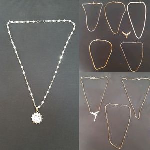 💫JEWELLERY 8 CHAINS+ 3 PENDANTS💍
