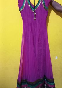 Magenta Pink Women&#39;s Anarkali