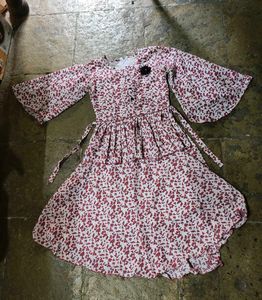 Cute Floral Girls Dress