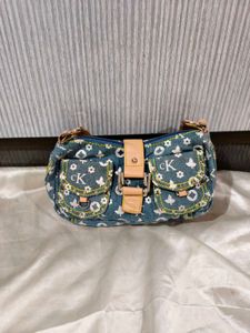 CK Denim Shoulder Bag