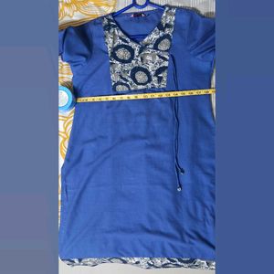 Navy Blue Kurta