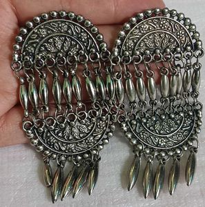 Silver😍Oxidised Jwellery Set