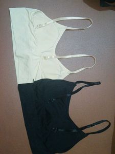 Combo of 2 bra - Black and Skin color