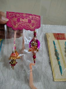 4 pairs of Rakhi for Bhaiya and Bhabhi