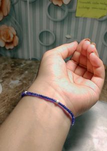 Blue Beaded Bracelet