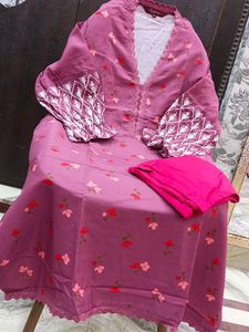 Pakistani Pure Cotton Fabric Heavy Work Embroidery